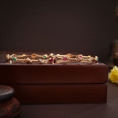 Reyansi Gold Bangles