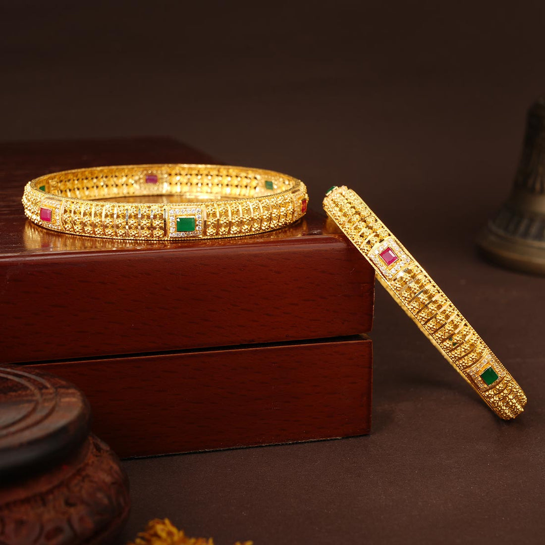 Bindhika Gold Bangles