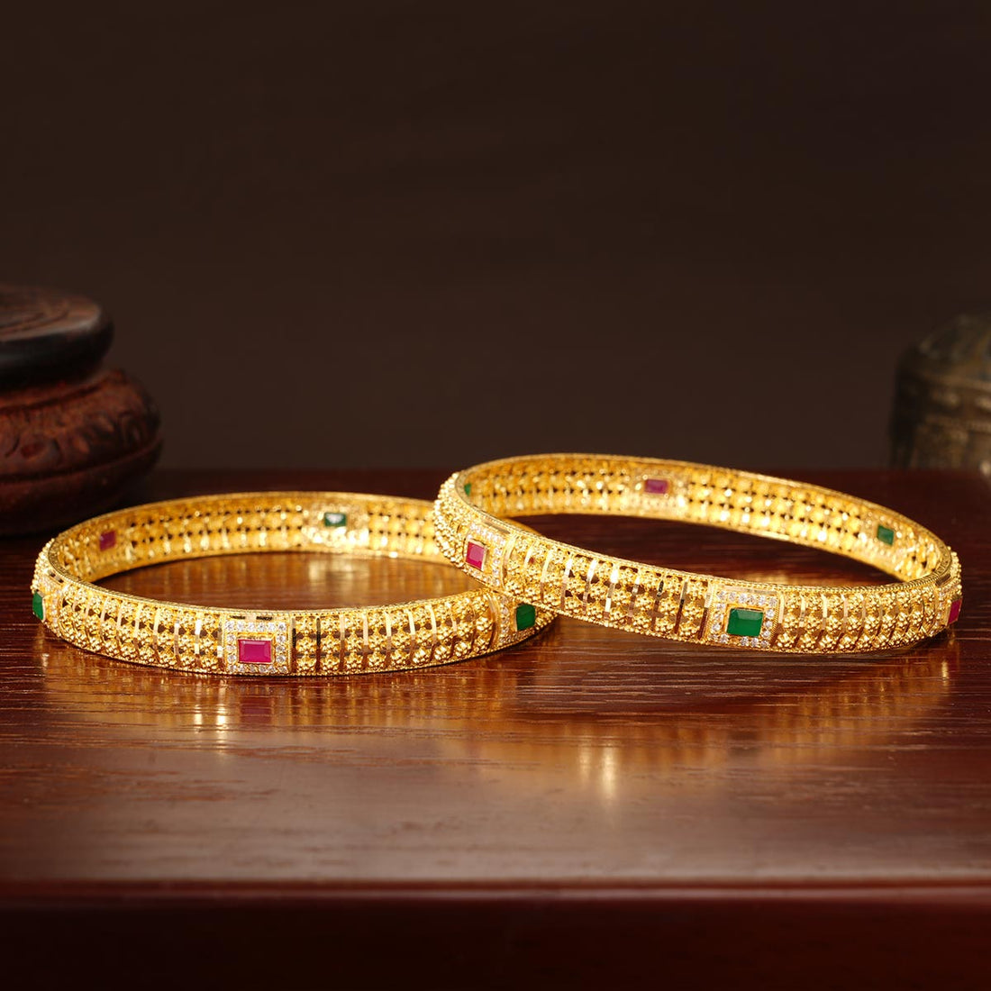 Bindhika Gold Bangles