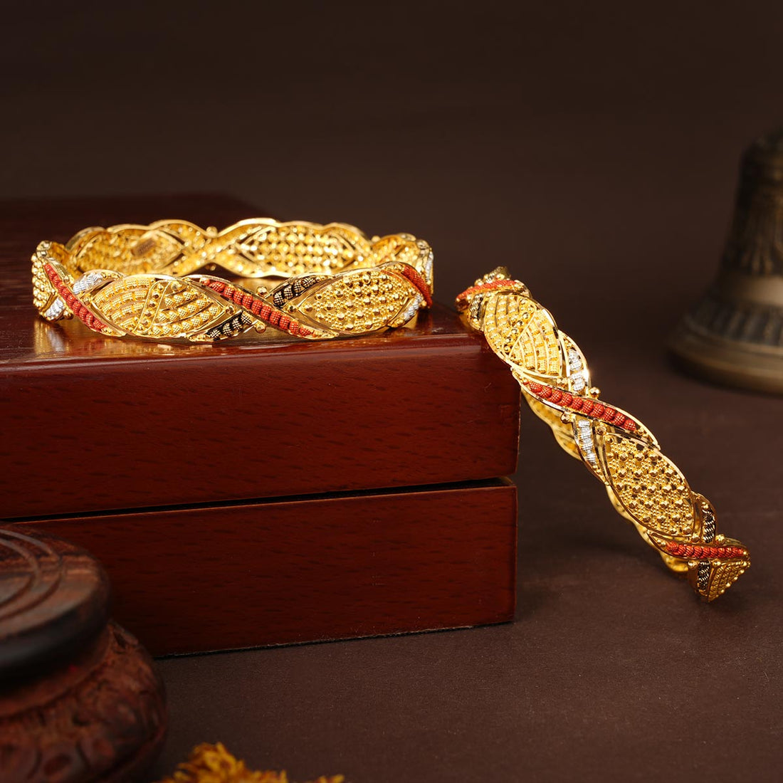 Rufana Gold Bangles