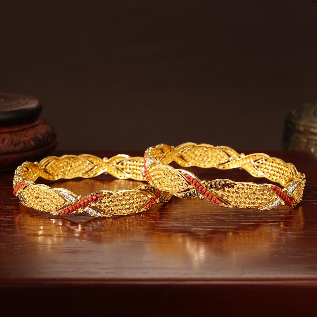 Rufana Gold Bangles