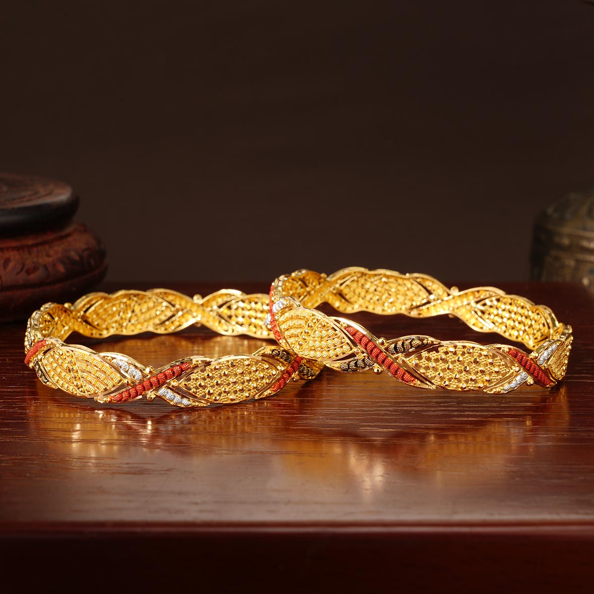 Rufana Gold Bangles