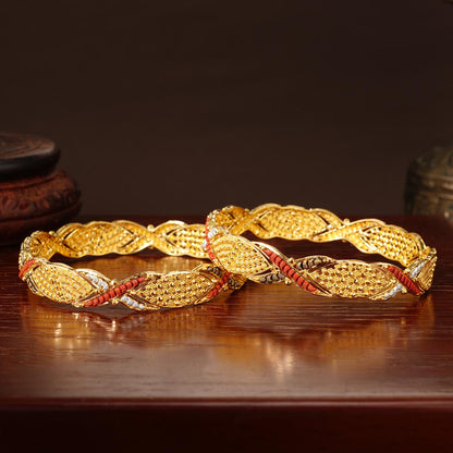 Rufana Gold Bangles