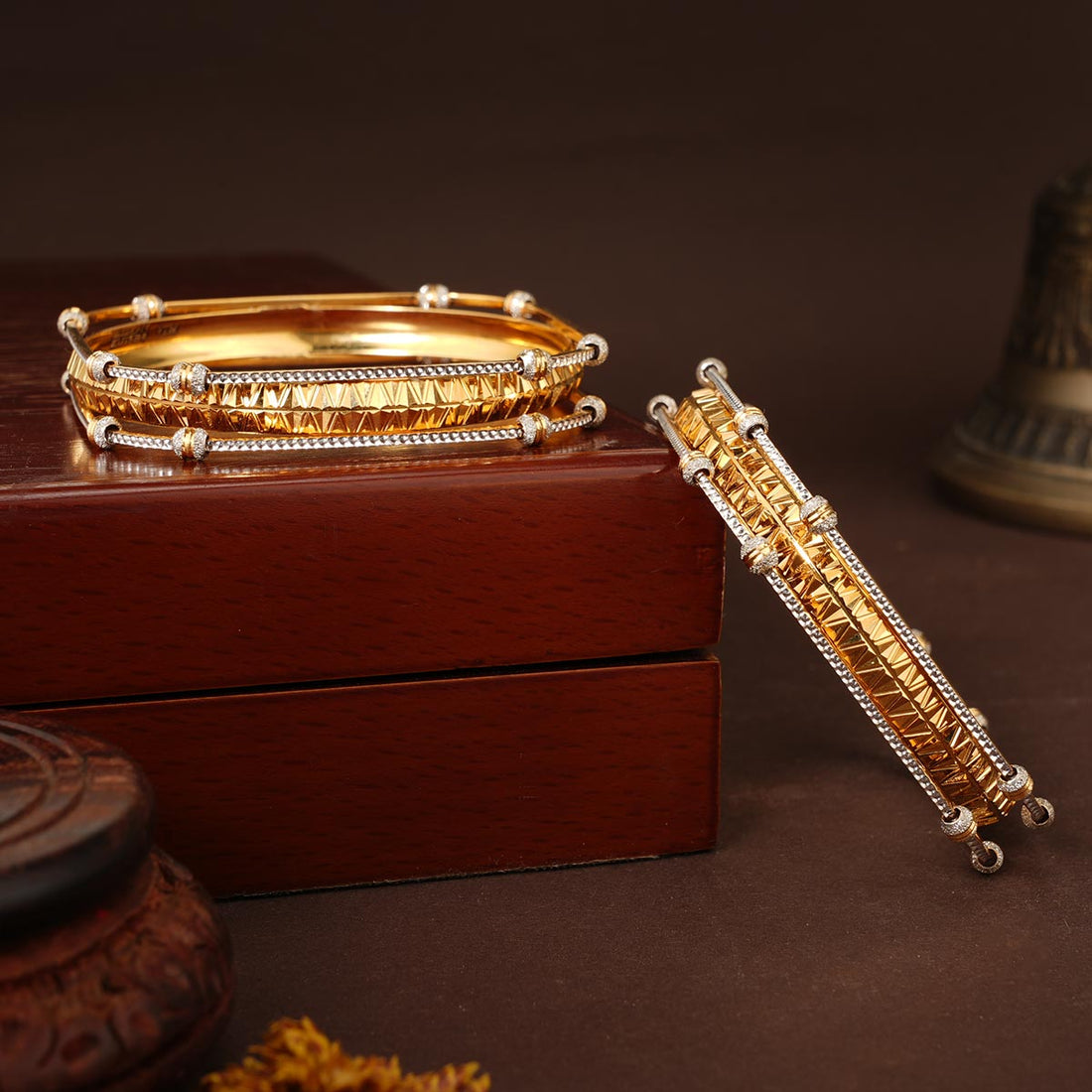 Modern Gold Bangles