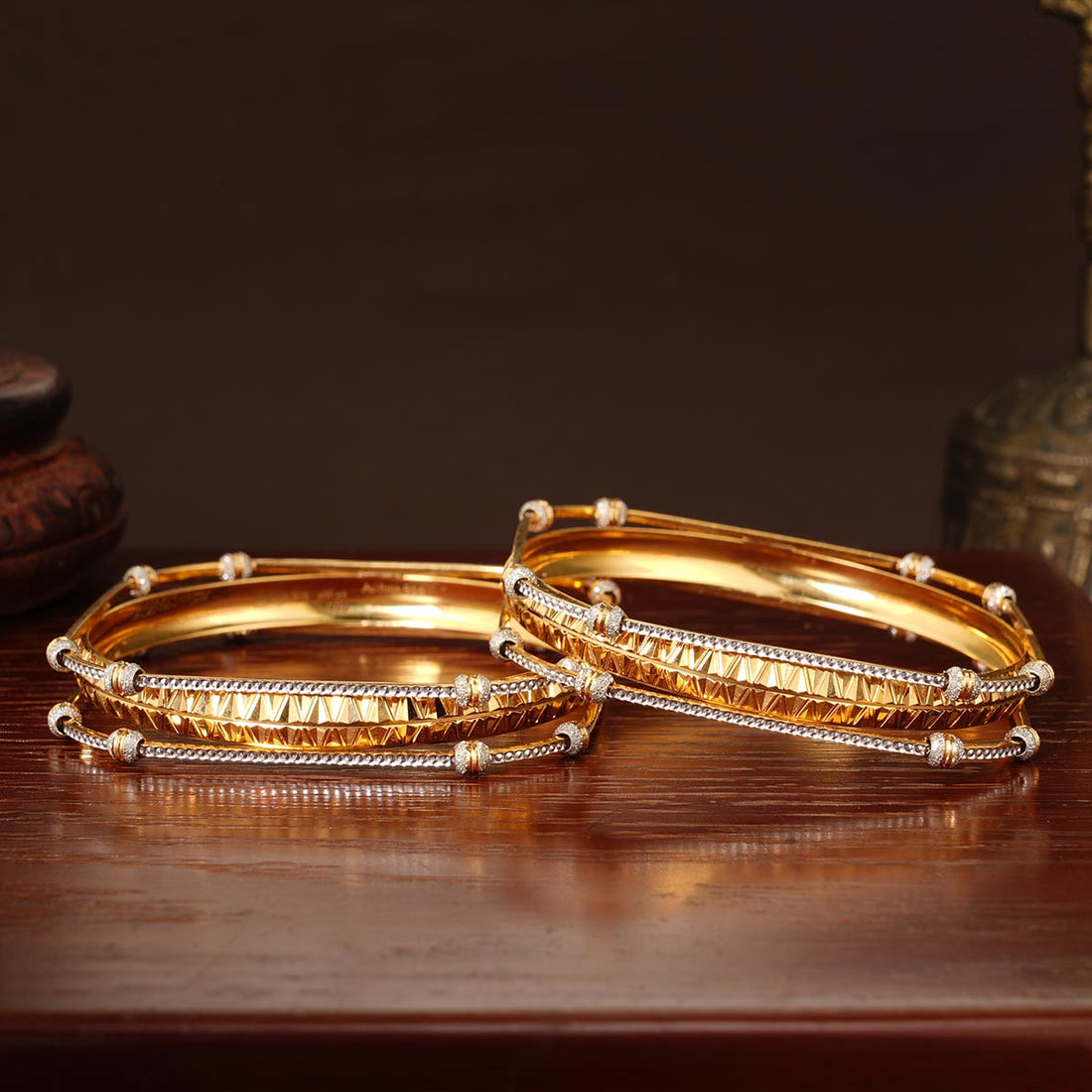 Modern Gold Bangles