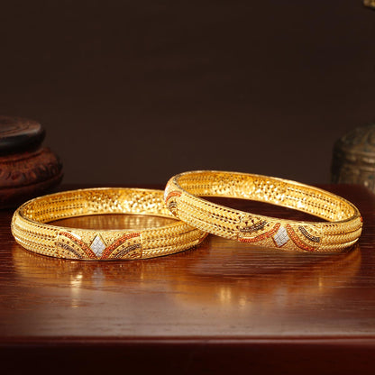 Madhurika Gold Bangles