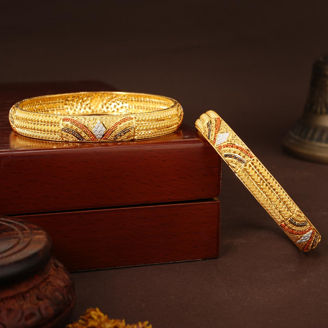 Madhurika Gold Bangles