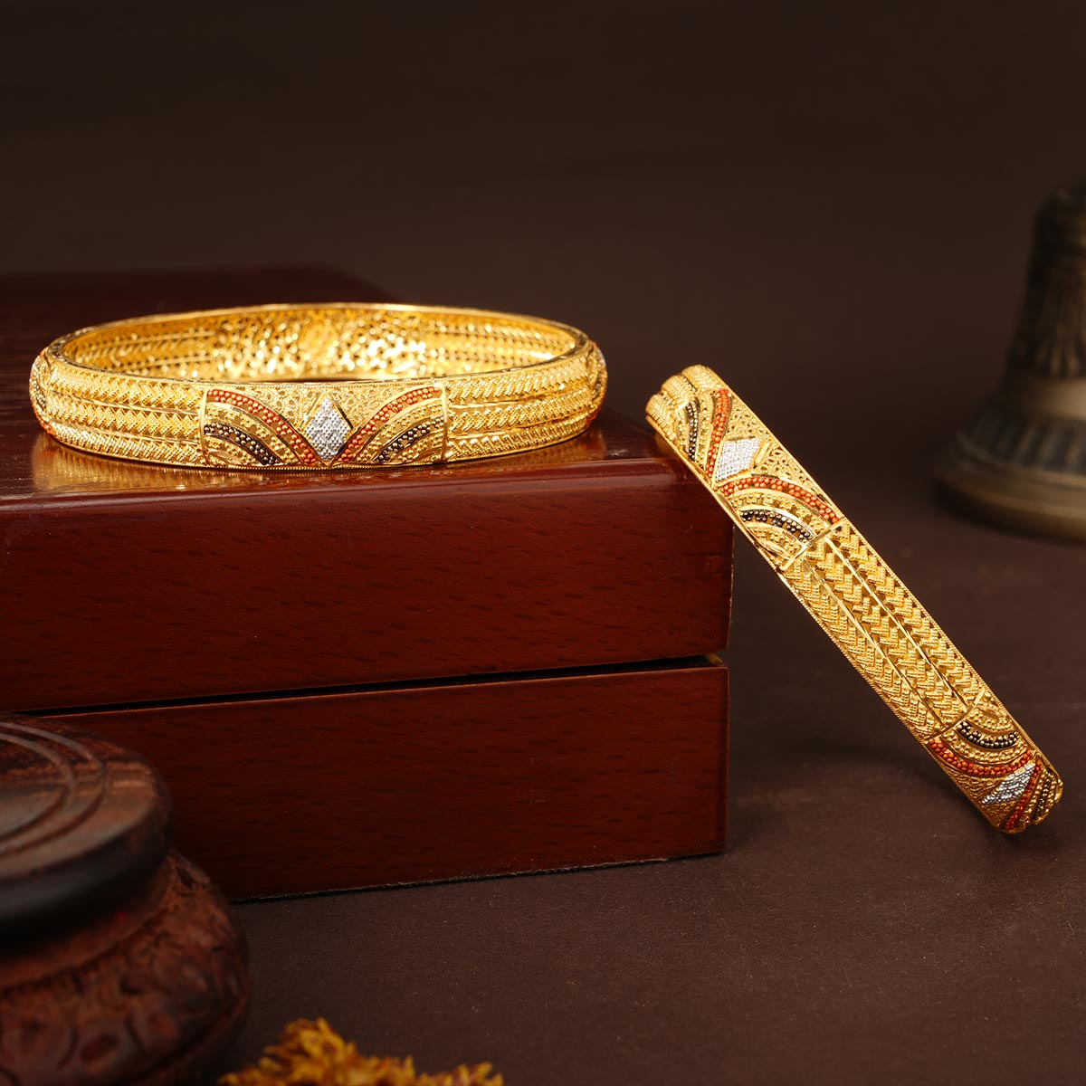 Madhurika Gold Bangles