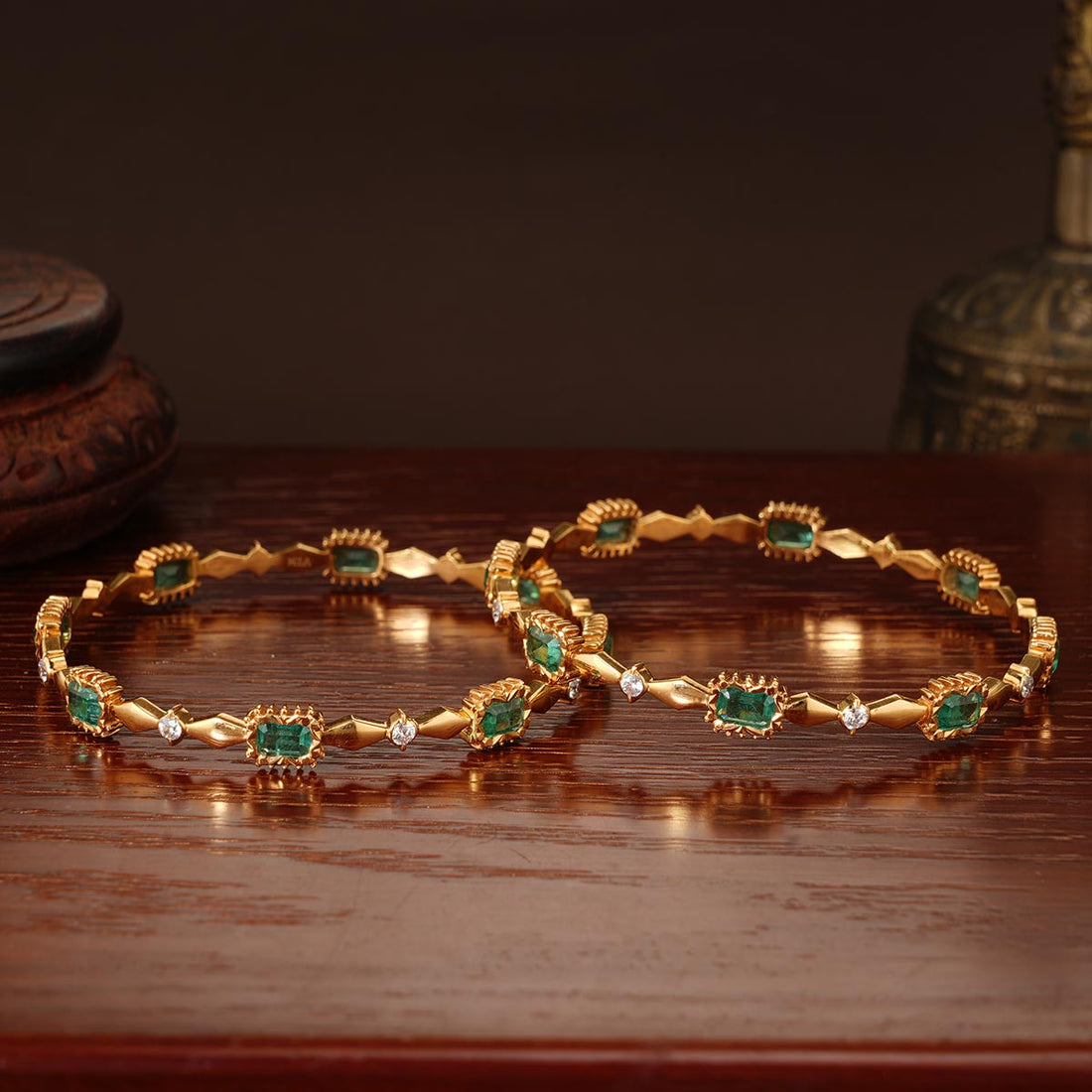 Blissful Gold Bangles