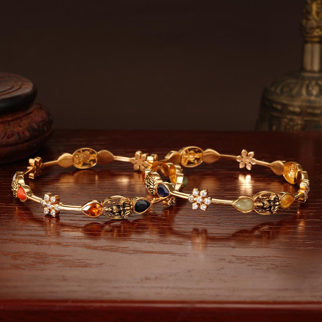 Kanisha Gold Bangles