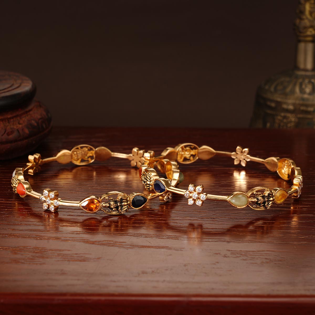 Kanisha Gold Bangles