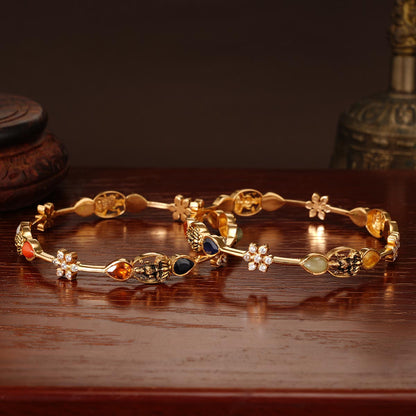 Kanisha Gold Bangles
