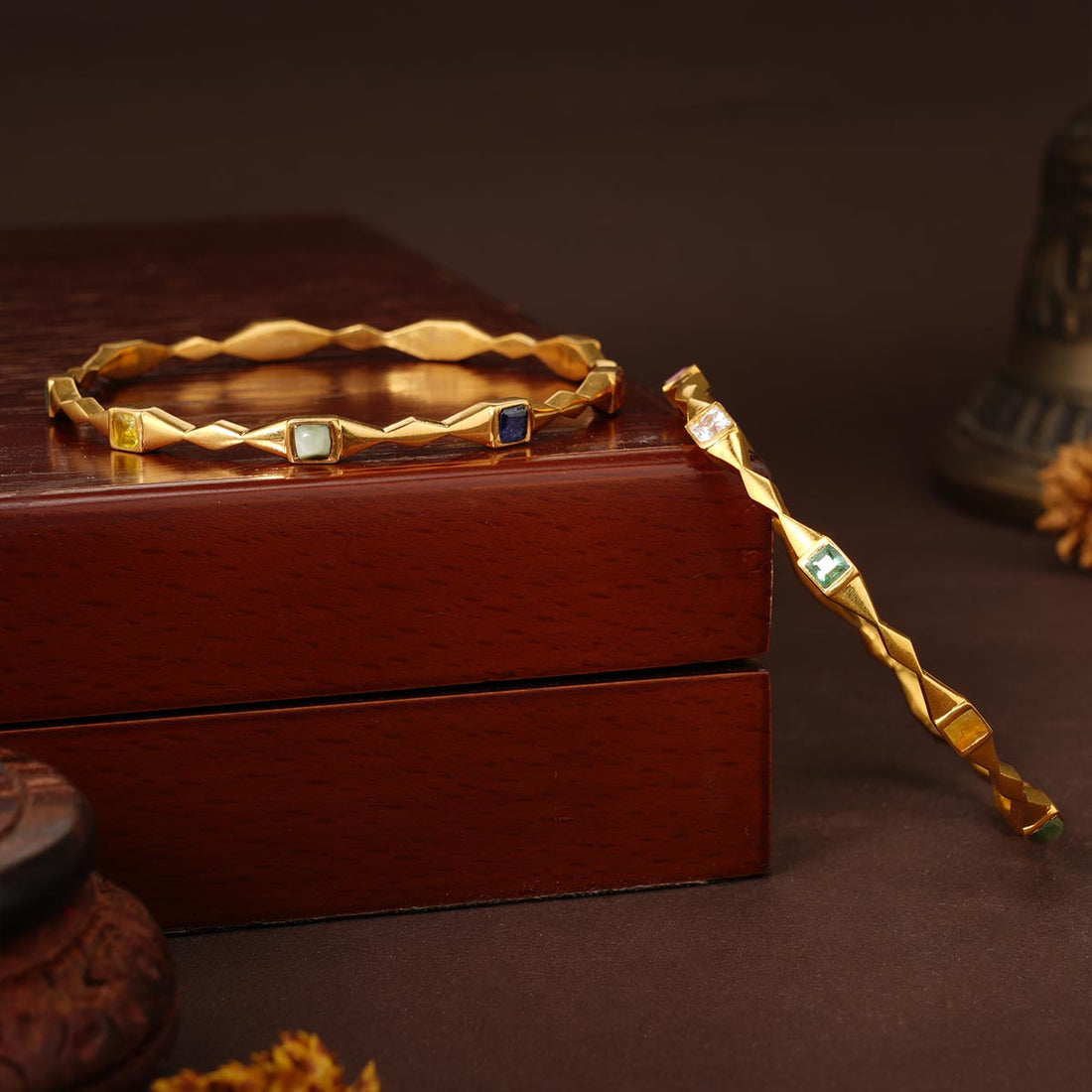 Vibusha Gold Bangles