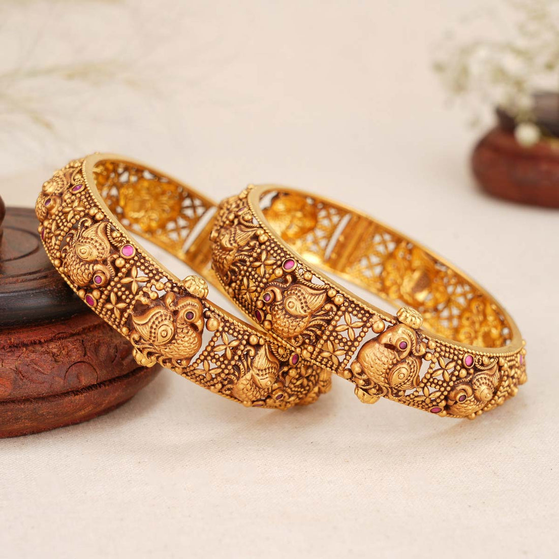 Dazzle Antique Bangles