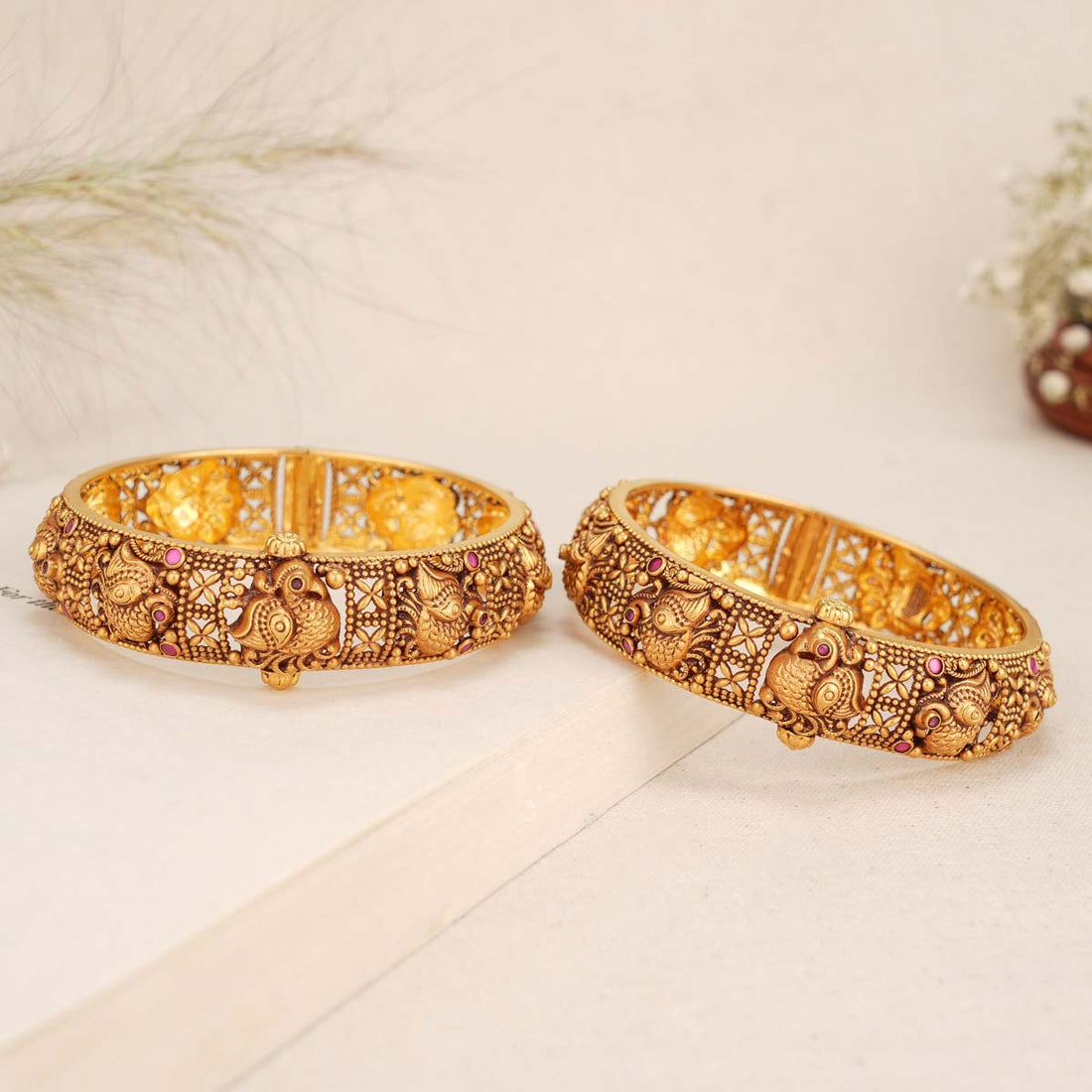 Dazzle Antique Bangles