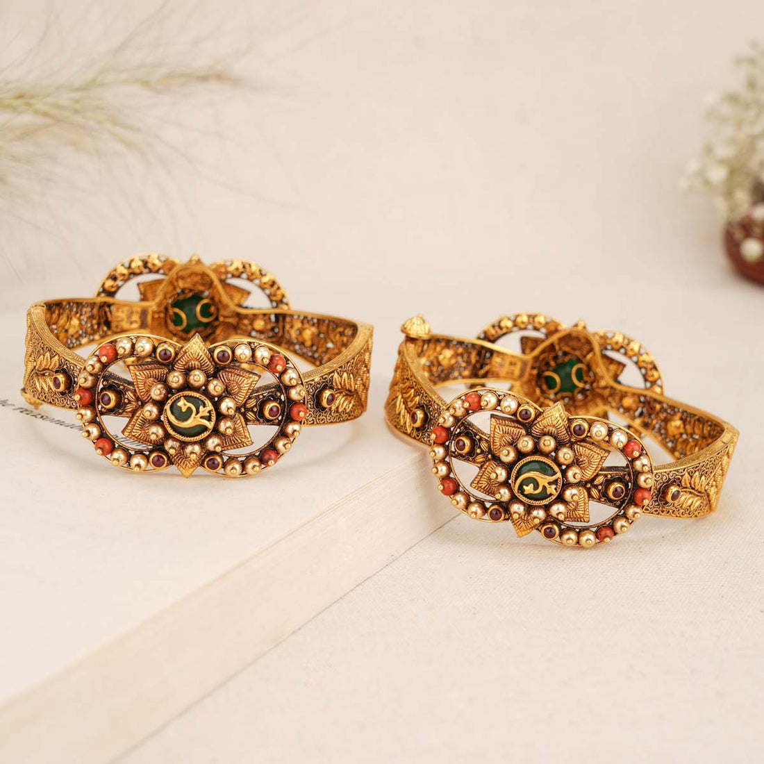 Aathesha Antique Bangles