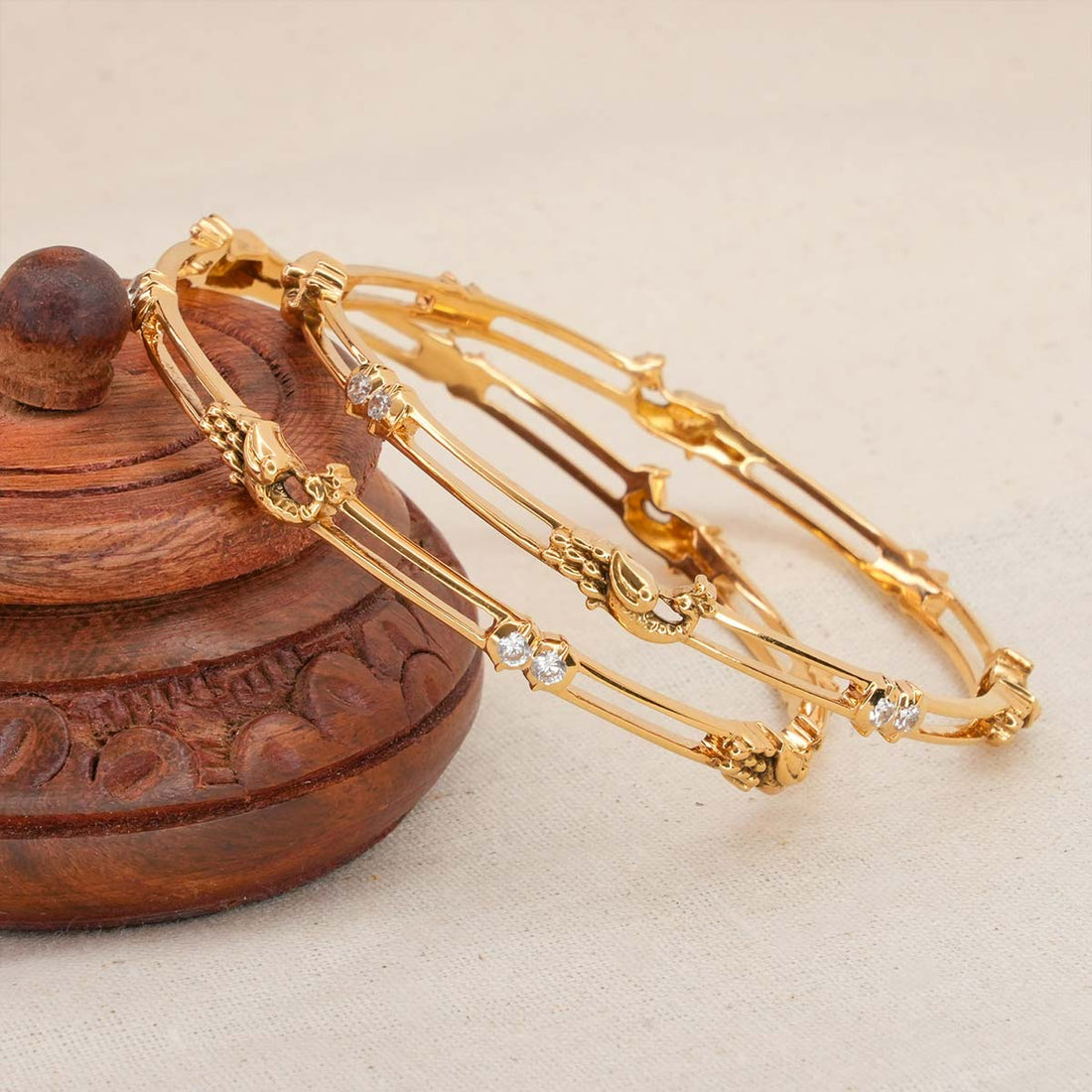 Facinate Gold Bangles