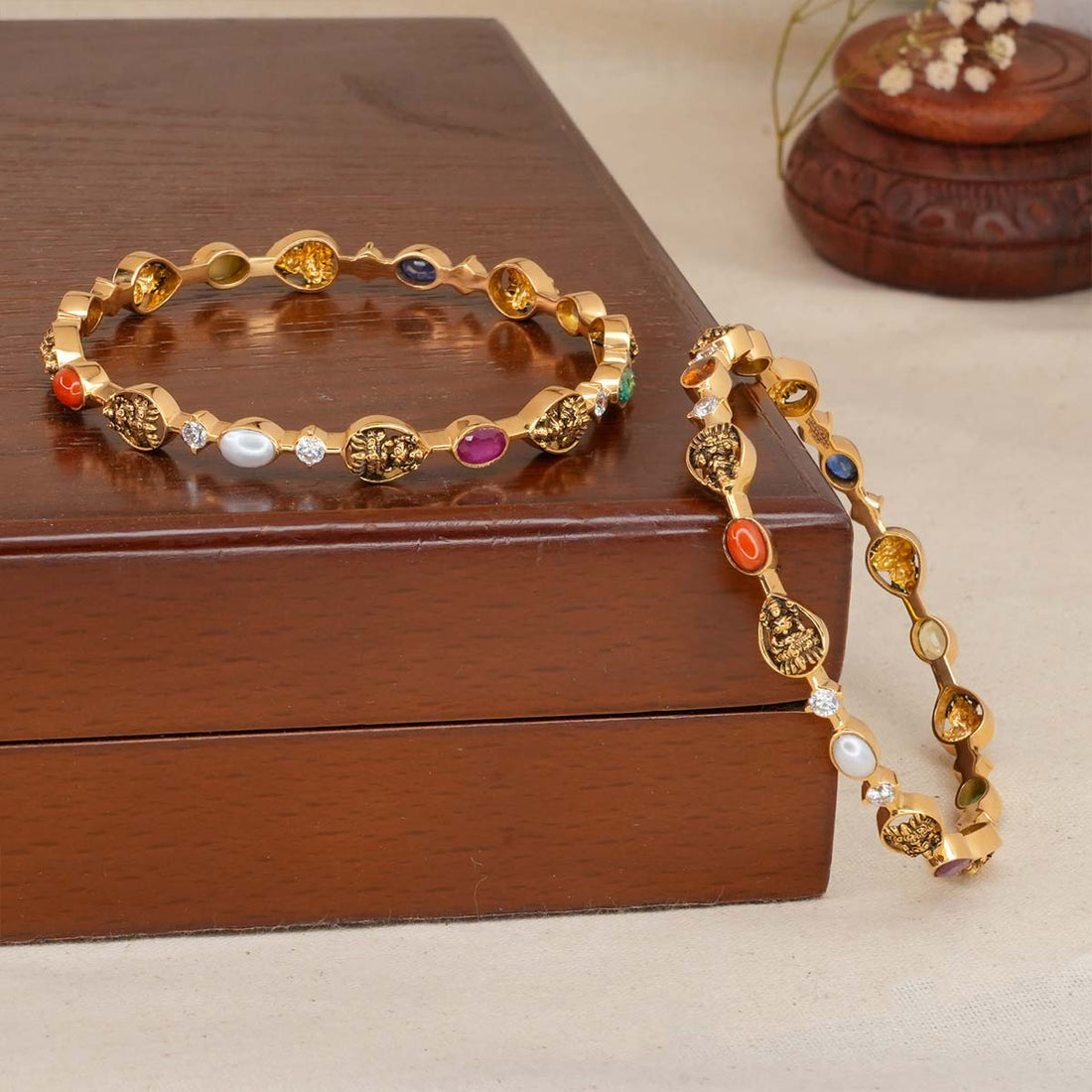 Fabulous Pair Gold Bangles