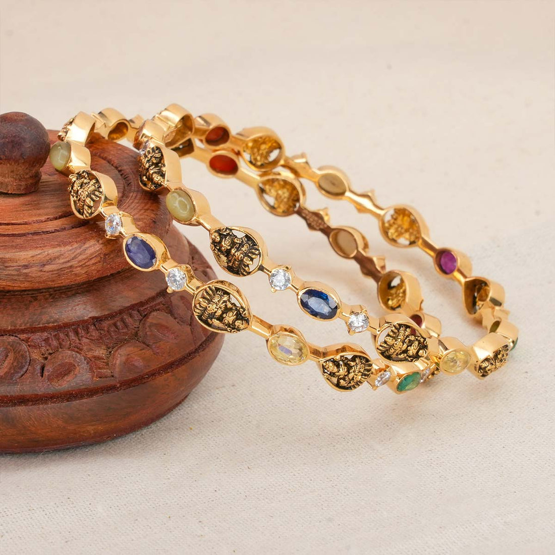 Fabulous Pair Gold Bangles