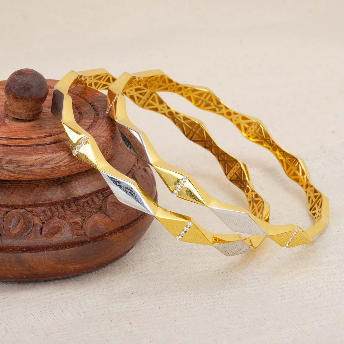 Sparkling Pair Bangles