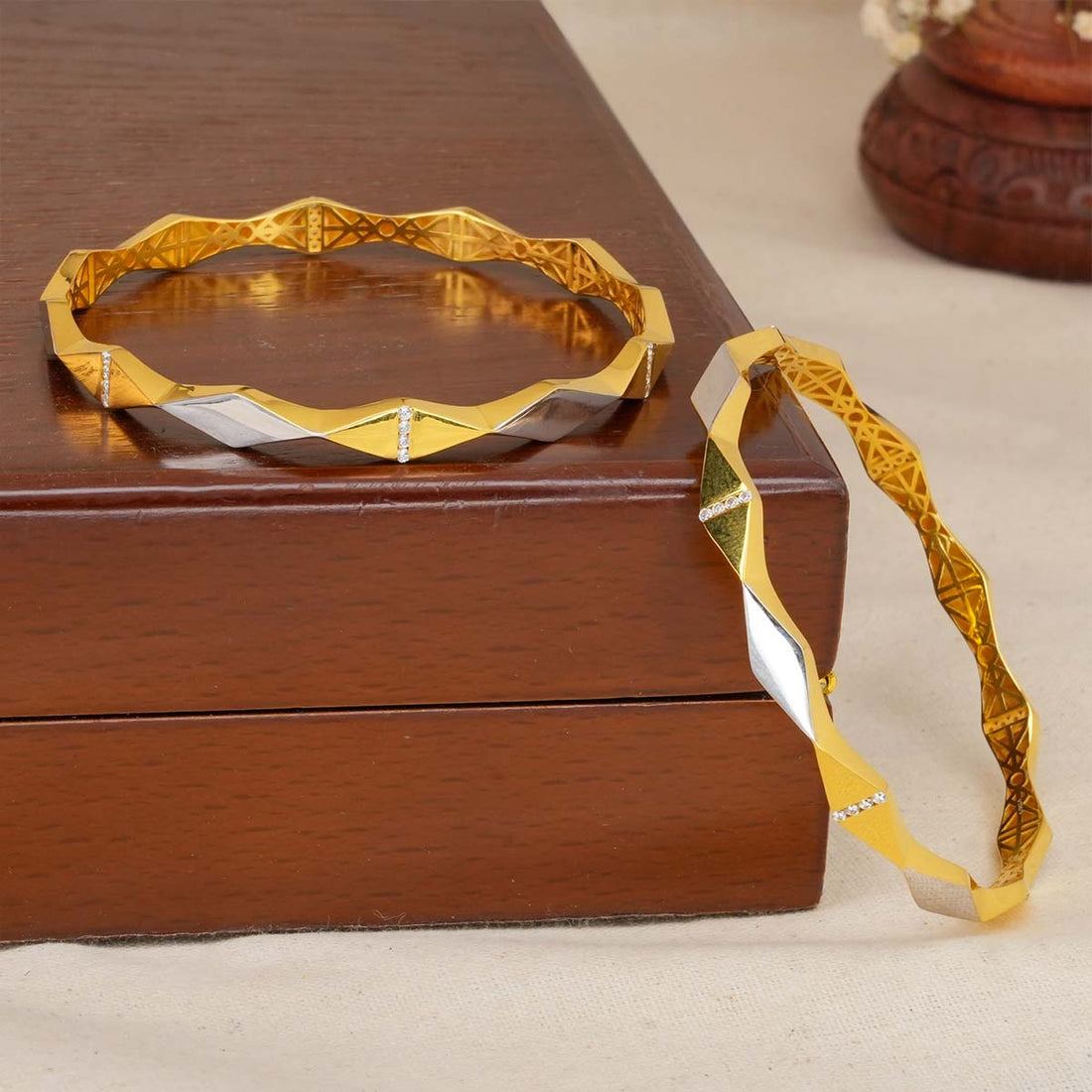 Sparkling Pair Bangles