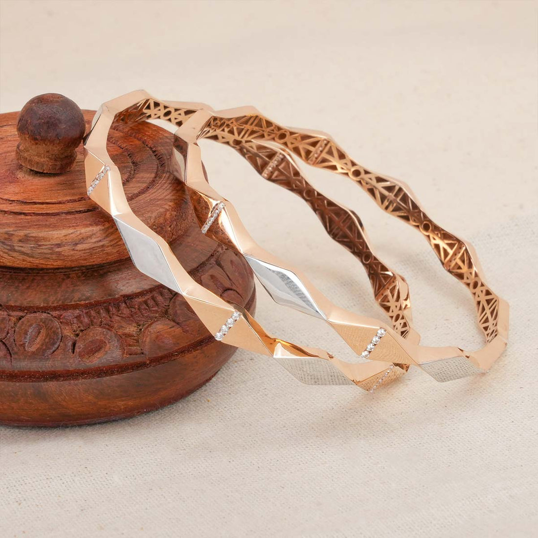 Shine Charm Pair Bangles