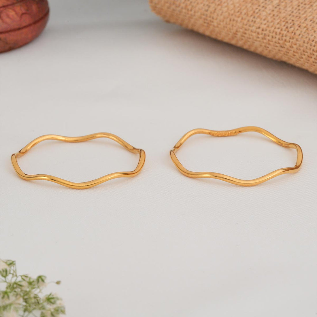 Cute Wavy Baby Bangles