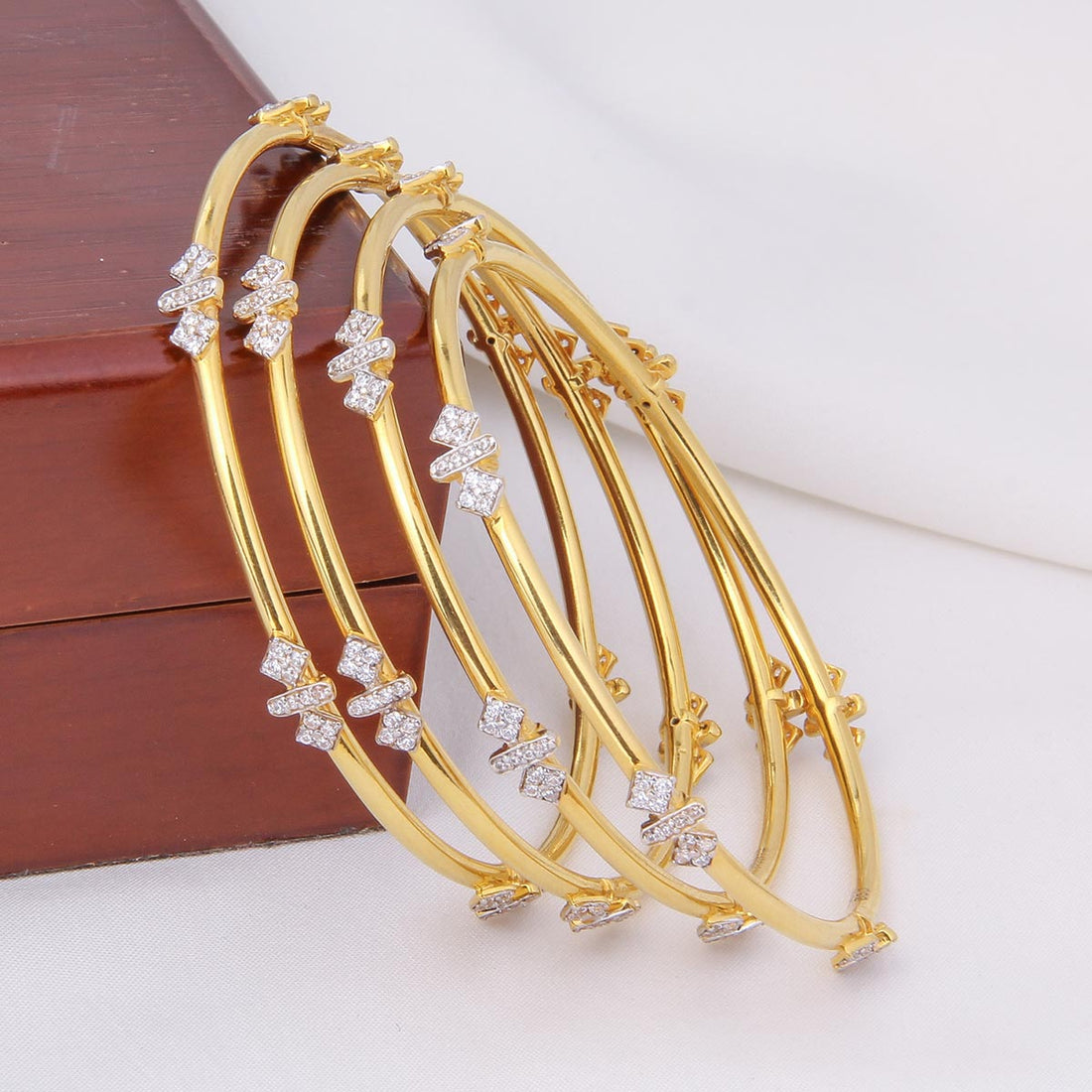 Golden Charm Bangles