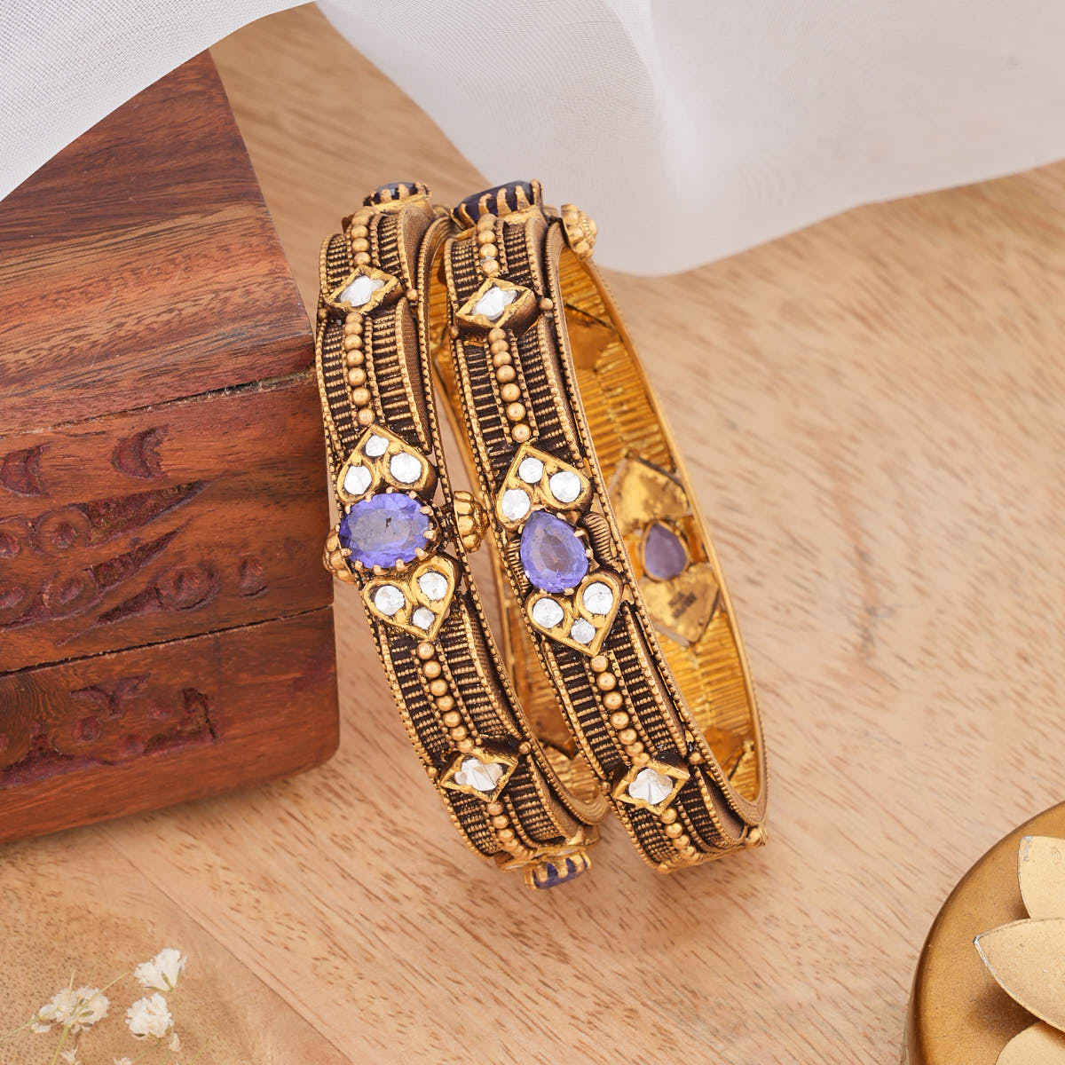 Stunning Antique Pair Bangles