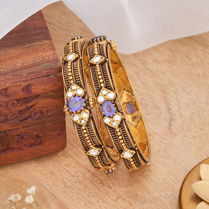 Stunning Antique Pair Bangles