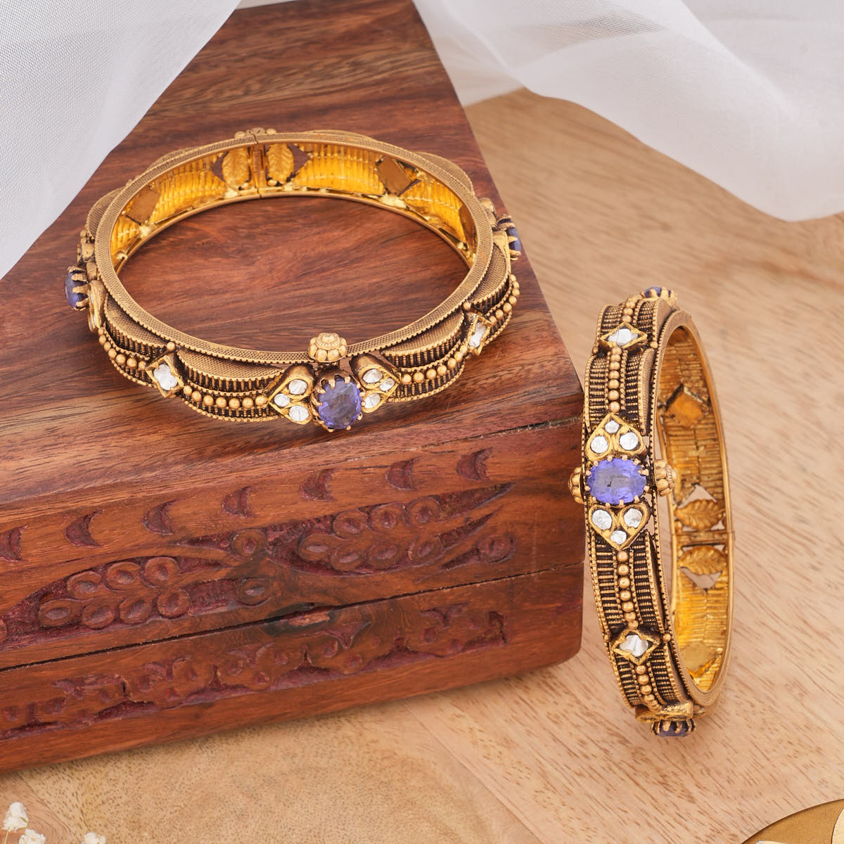 Stunning Antique Pair Bangles