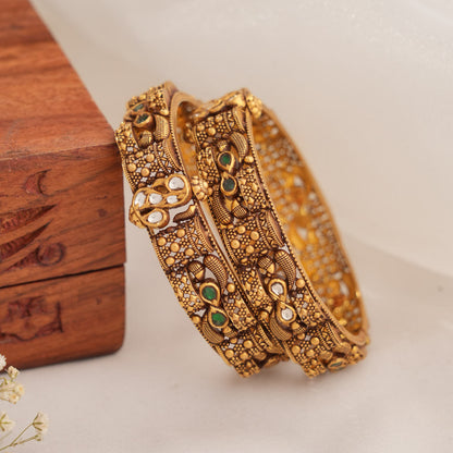 Vibrant Nagas Antique Pair Bangles