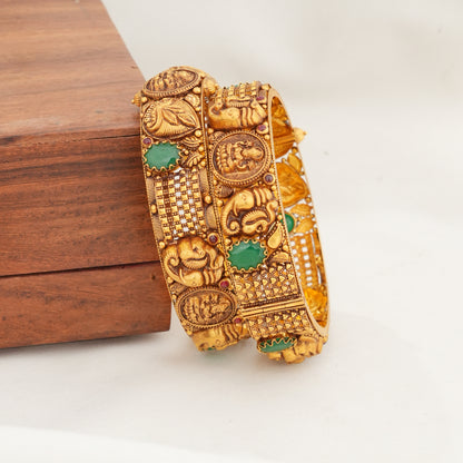 Verde Heritage Nagas Pair Bangles