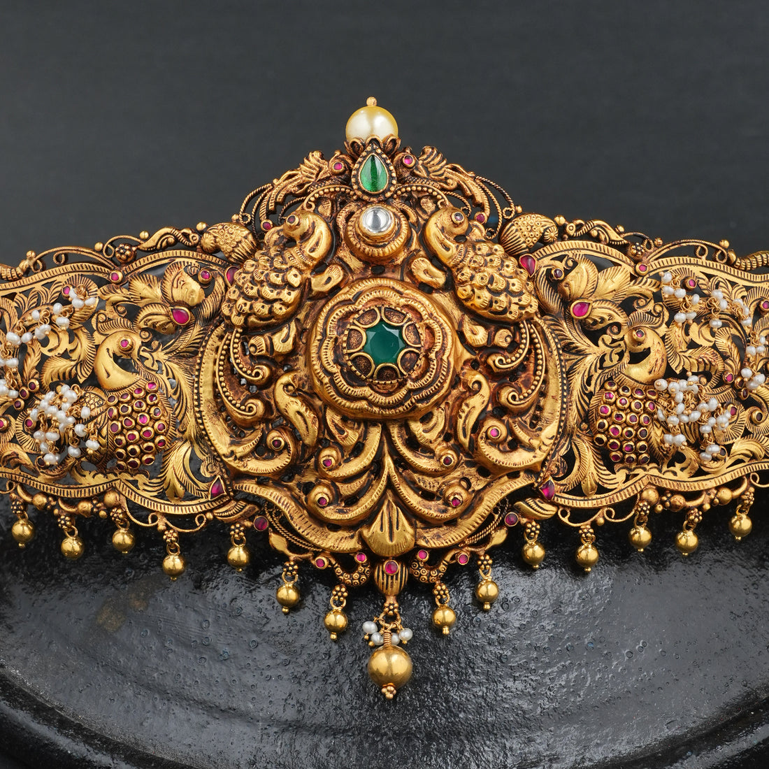 Graceful Deep Nagas Antique Oddiyanam