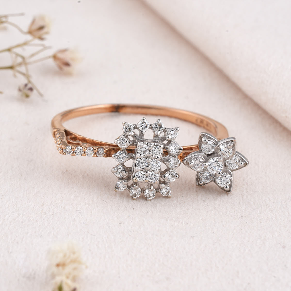 Trendy Diamond Ring