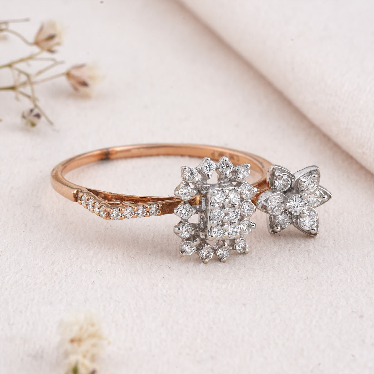 Trendy Diamond Ring