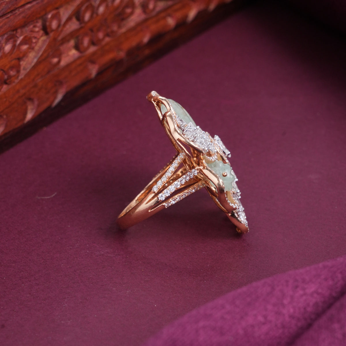 Admiring Diamond Ring