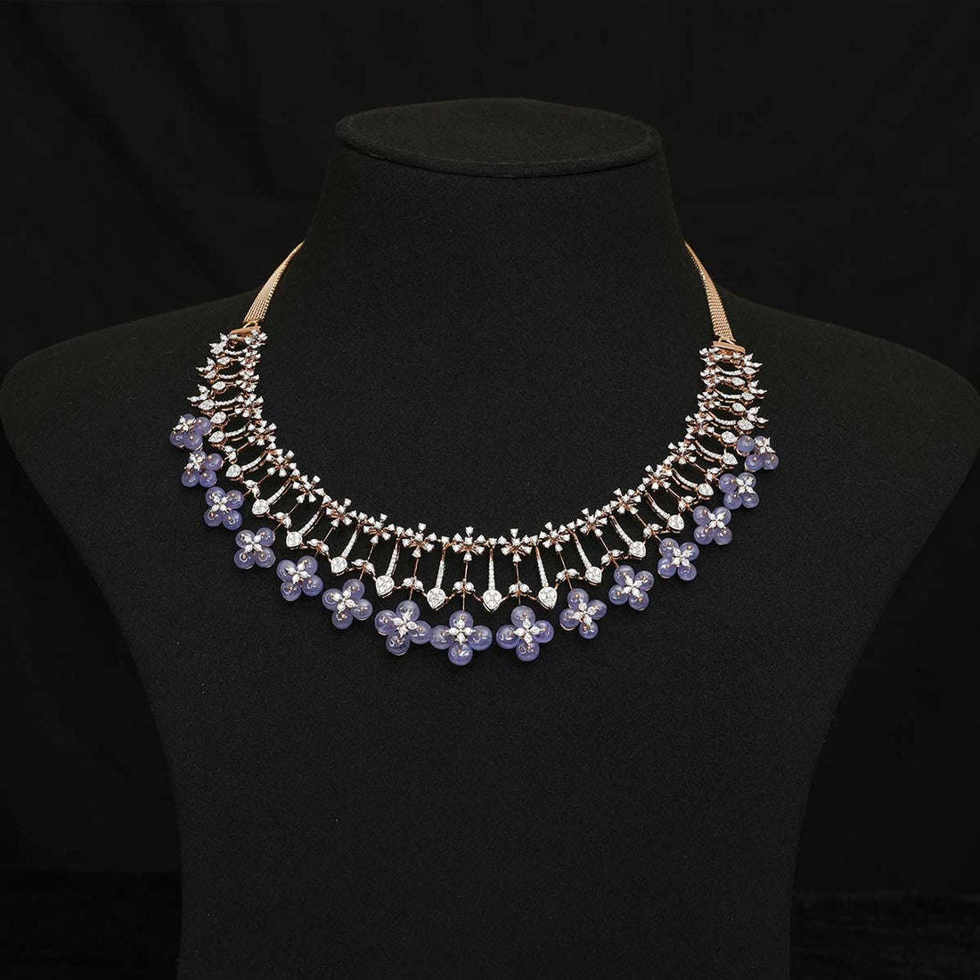 Lithik Diamond Short Necklace