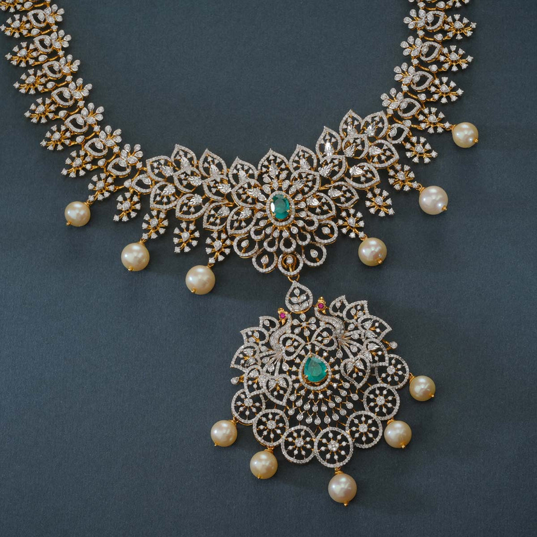 Rithvika Diamond Long Necklace