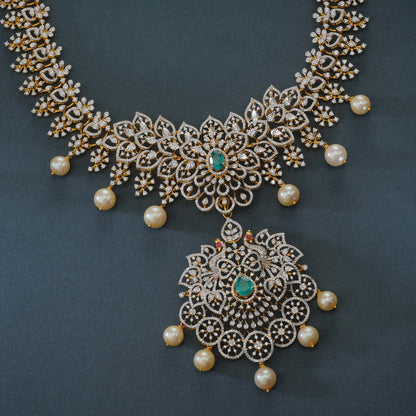 Rithvika Diamond Long Necklace