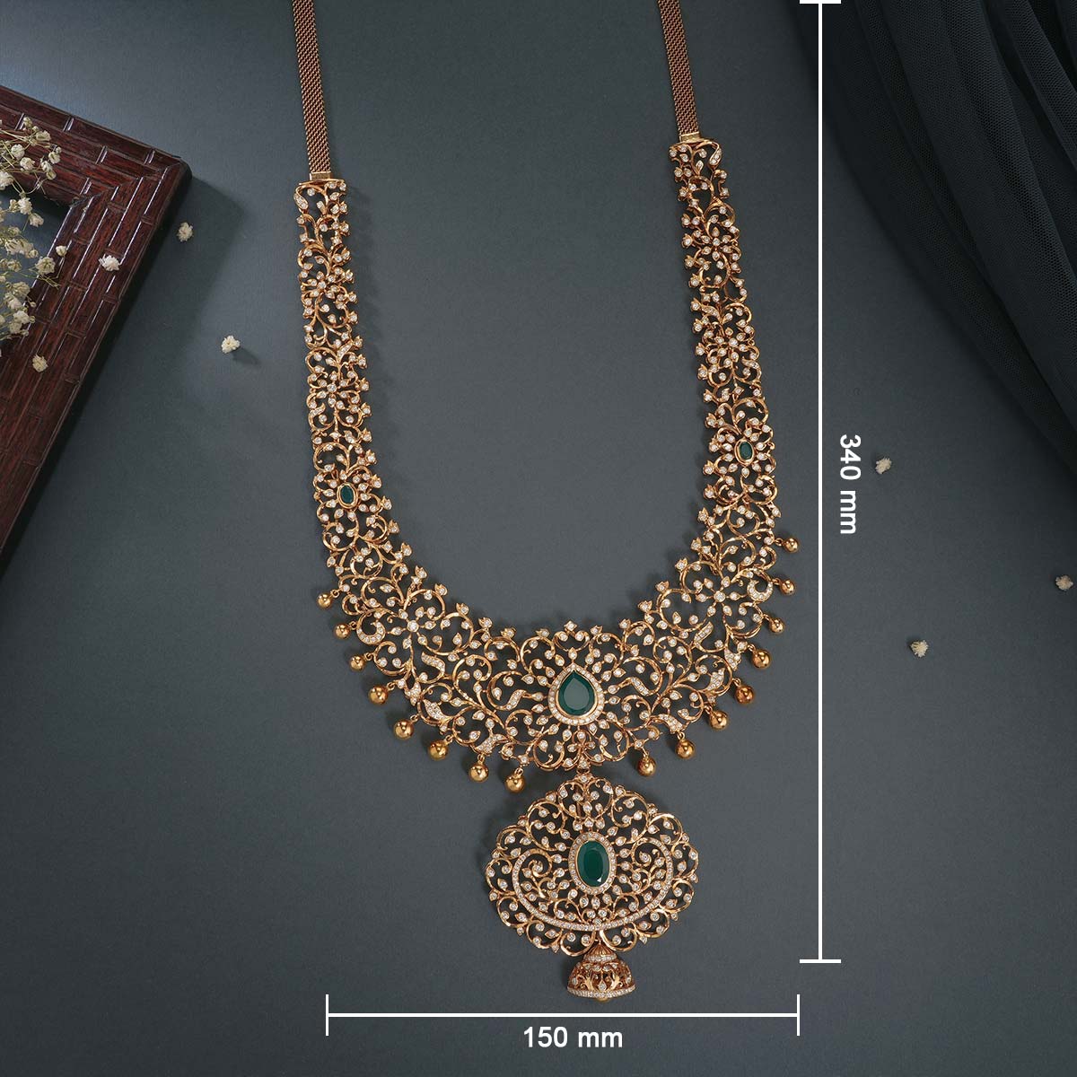 Dewfall Sparkles Long Necklace