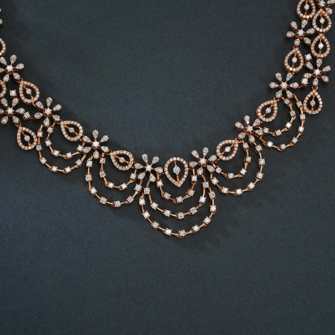 Shakshikha Diamond Short Necklace