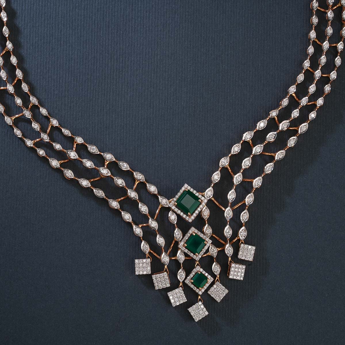 Sparkle Diamond Long Necklace