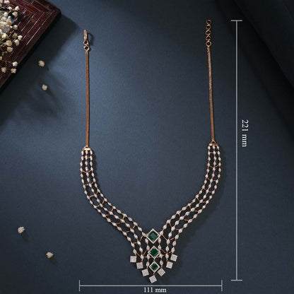 Sparkle Diamond Long Necklace