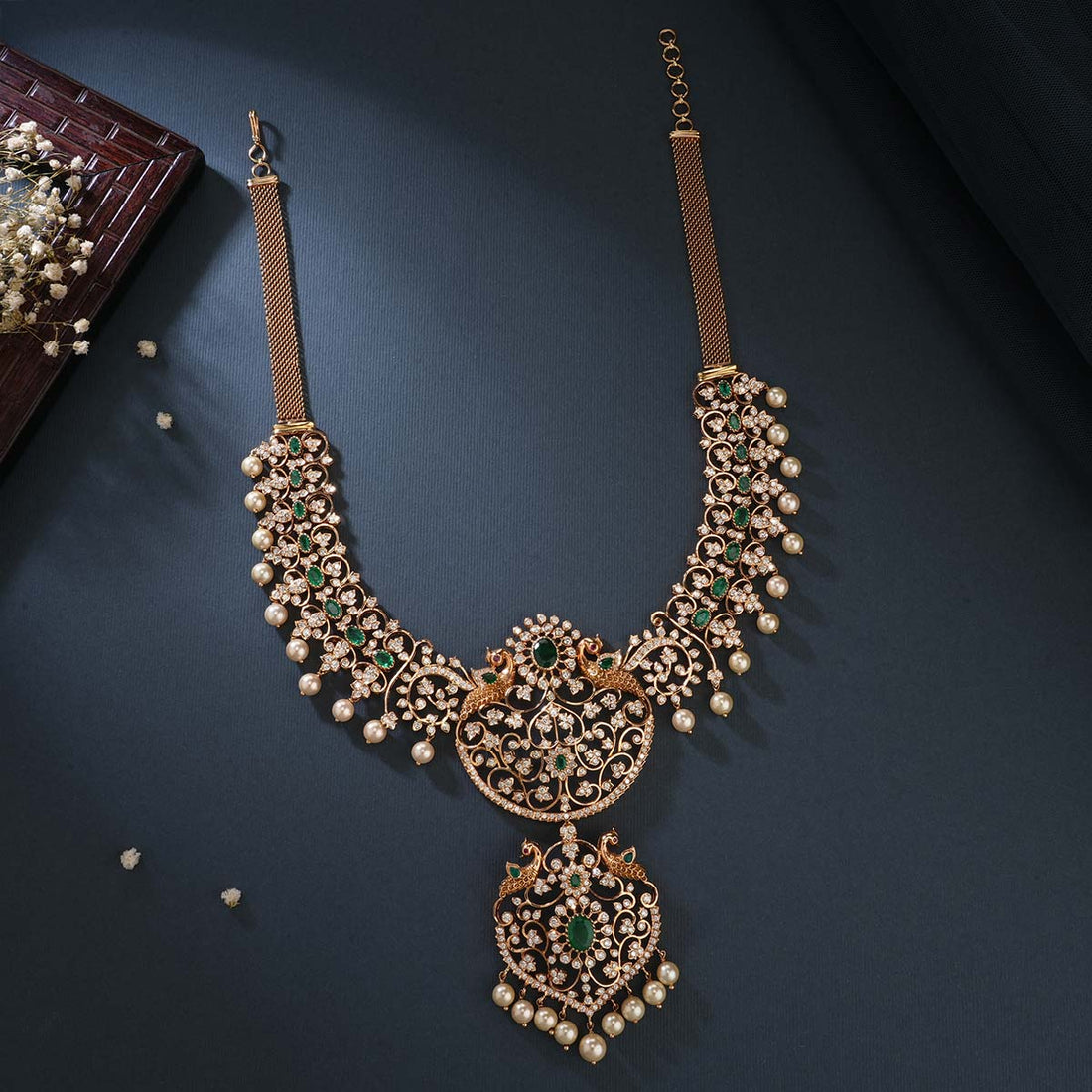 Ghazal Diamond Long Necklace