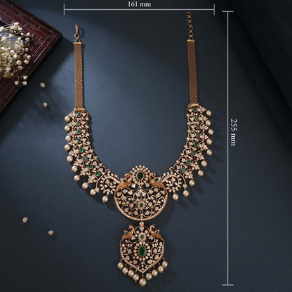 Ghazal Diamond Long Necklace