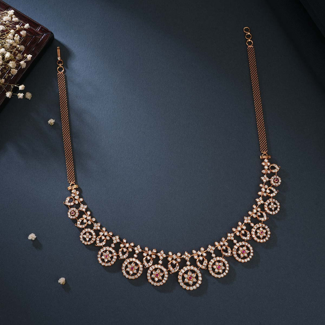 Shakshi Diamond Short Necklace