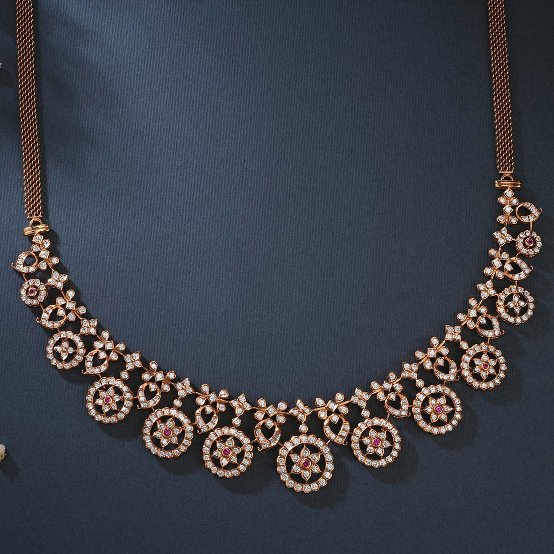 Shakshi Diamond Short Necklace