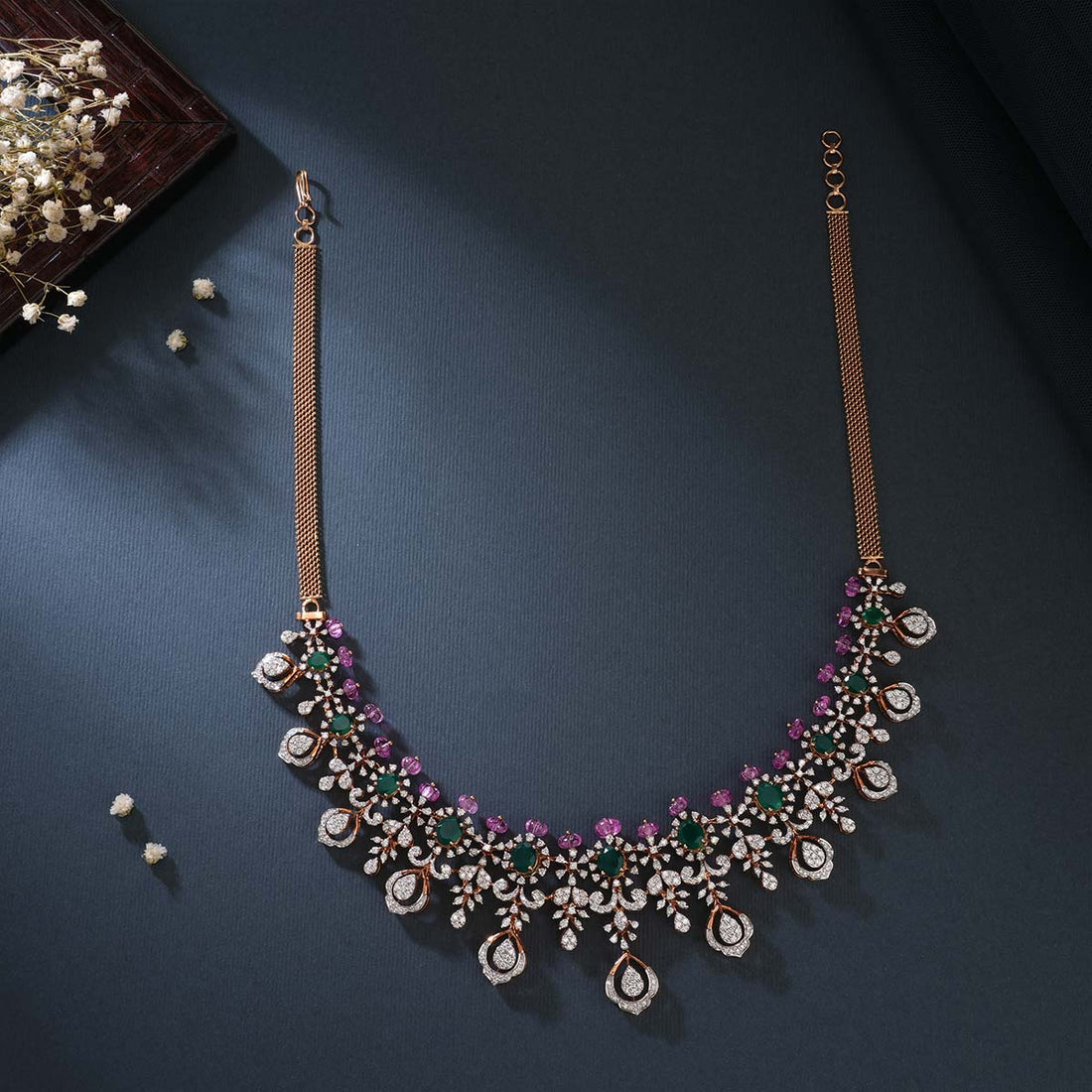 Pretiest Diamond Long Necklace