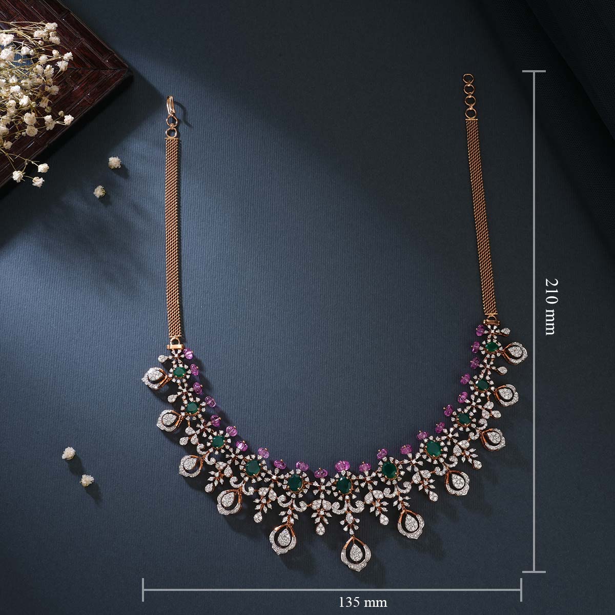Pretiest Diamond Long Necklace
